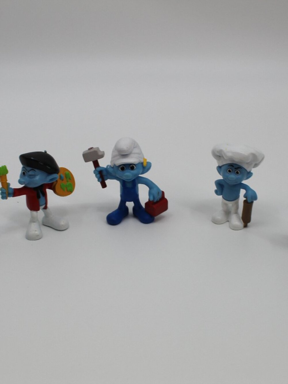 Vintage Smurfs Figures lot of 5 Collectibles Figurines Peyo 2011-2013